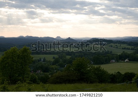 The landscapes of Bohemian-Saxony Switzerland, National Park
