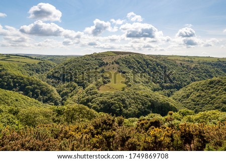 Landscape photo of The Doone Valley In Exmoor National Park