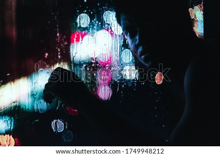 portrait of a man with bokeh background
