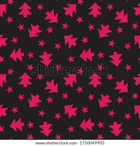 Christmas Purple Holiday seamless pattern background for website graphics, fashion textiles
