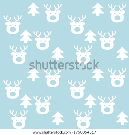 Christmas Icy Blue Holiday seamless pattern background for website graphics, fashion textiles