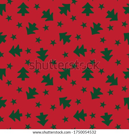 Christmas Holiday seamless pattern background for website graphics, fashion textiles