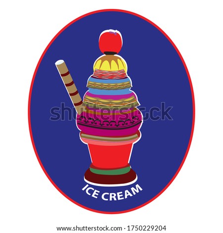 ice cream  clip art.in the graphic arts,refers to pre-made images used to illustrate any medium. clip art 