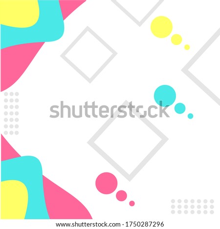 abstract background with circle and square 