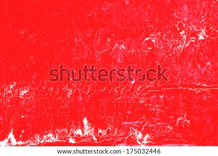 High quality textured and abstract weathered natural red paint pattern with aged and grunge look which can be used as a wallpaper or background