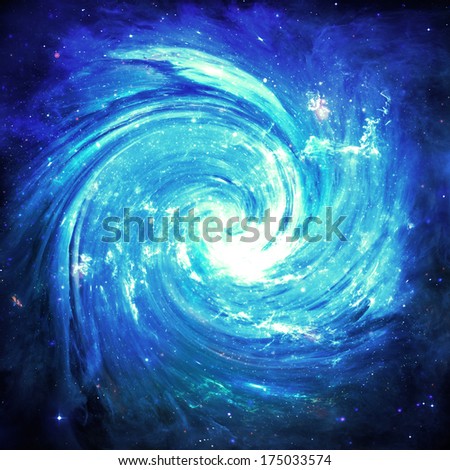 Blue Vortex  - Elements of this Image Furnished by NASA