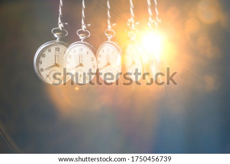 Pocket watch picture, time background