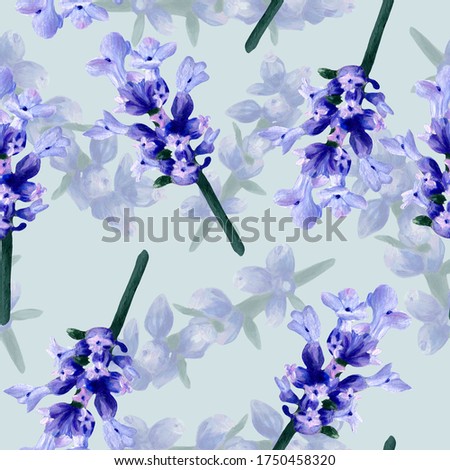 seamless pattern design with lavender,perfect to use on the web or in print