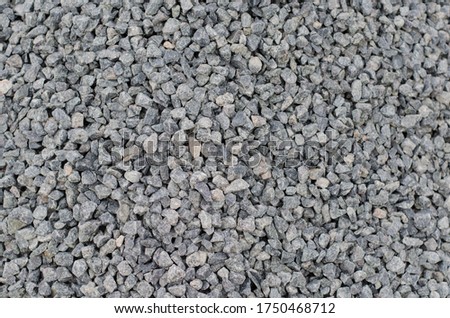 The structure of the stone. Crushed stone