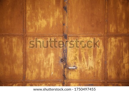 Wooden door knocker, construction and architecture, texture and background