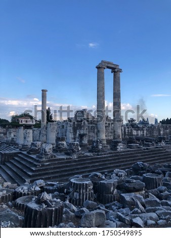 Temple of Apollo in Didim Royalty-Free Stock Photo #1750549895
