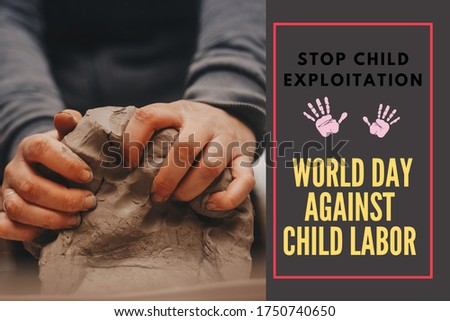 World Day Against Child Labor Royalty-Free Stock Photo #1750740650