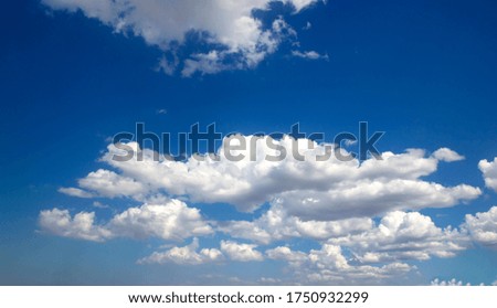 blue sky clouds white natural beautiful