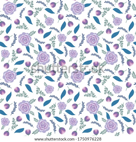 pattern of flowers and leaves. pink and purple peonies and wildflowers. for printing on fabric, wrapping paper, paper cups. template for cards, invitations