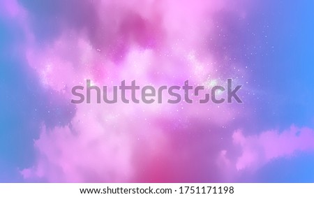 Contemporary Abstract Gradient Sky Background with Sparkles Royalty-Free Stock Photo #1751171198