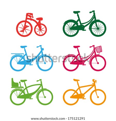 bicycle design over   background vector illustration  