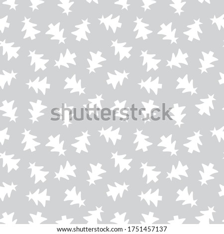 Christmas White Holiday seamless pattern background for website graphics, fashion textiles
