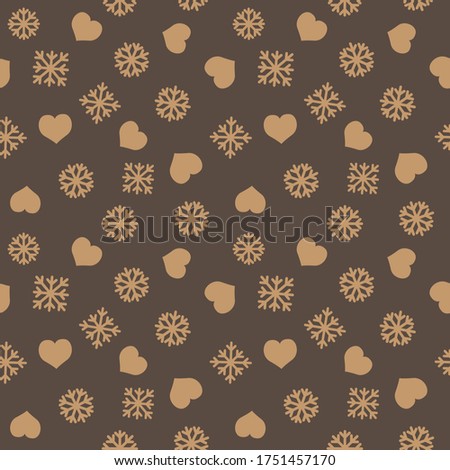 Christmas Brown Holiday seamless pattern background for website graphics, fashion textiles