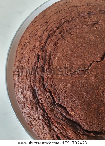 close up picture if a brownie