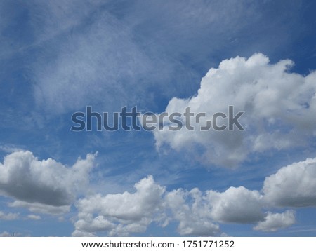 Sky and clouds of Sardinia