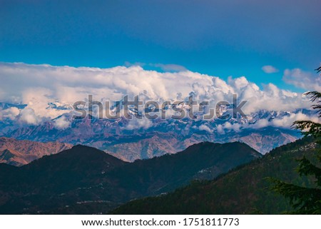 beautiful view at Dalhousie, Himachal Pradesh, India