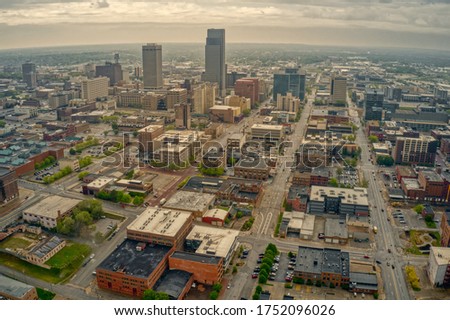Aerial View of Omaha, Nebraska
