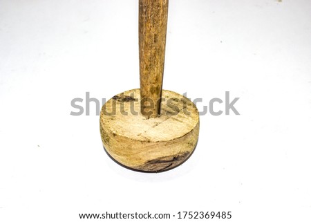 A picture of wood hammer