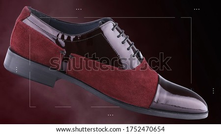 Handmade suede leather classic men's shoes
