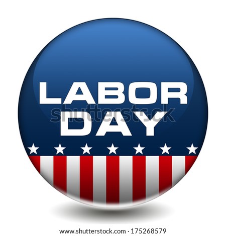 American Labor Day Badge