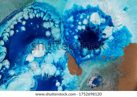 Colorful abstract painting. High resolution picture. ink color mixing. macro details