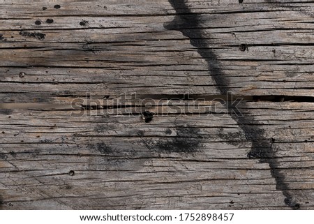 Texture of an aged and cracked wood panel