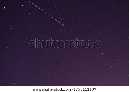 Satellites  in the  summer night sky.