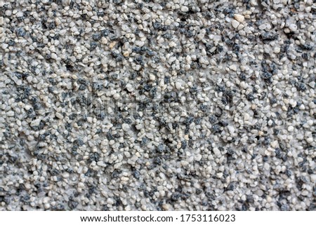 Texture of stone chips for graphic use. Stone chips are light.