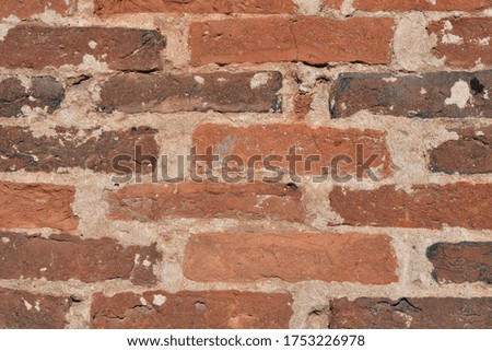Background texture of an old brick wall