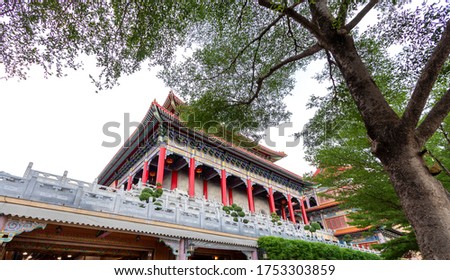 Wat Leng Nei Yi 2 has beautiful architecture of Chinese temple in Bang Bua Thong, Nonthaburi Province, Thailand.