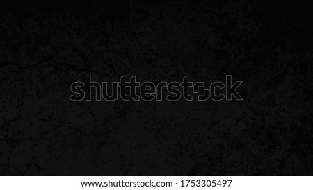Black cement background with cracks, dirty and scratch for interior design.Dark concrete surface for background, blank for add text.