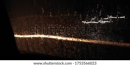 Lighting shutter speed camera on raining