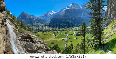 Kandersteg - amazing vacation destination in the Swiss Alps, Switzerland Royalty-Free Stock Photo #1753572317