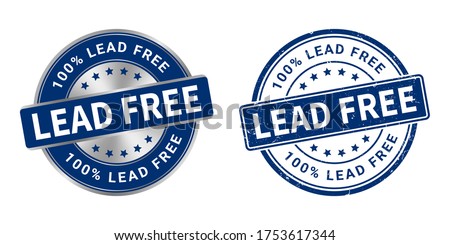 Lead free vector label and stamp