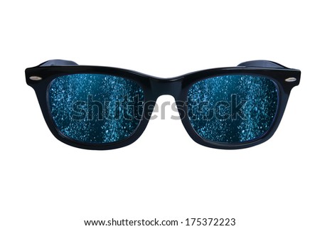 Glasses  underwater