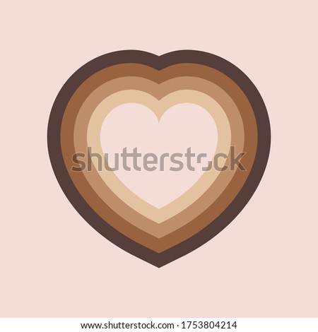 Black lives matter, love and heart symbol  Royalty-Free Stock Photo #1753804214