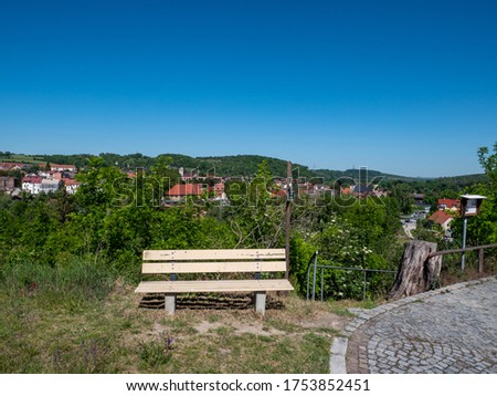 View of Camburg Dornburg in Thuringia