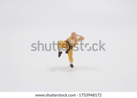 thefun of  figure of Kung Fu Martial Art 