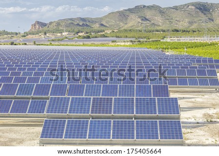 Solar panels as source of renewable ecologic energy