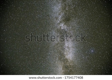 A low angle shot of a starry night galaxy - perfect for background