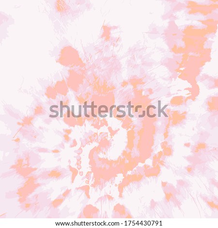 Tie Dye Circle Vector. Hypnotic Spiral. Light Pink Background. Bohemian Shibori Texture. Orchid Smoke Flower. Watercolor Brush. Rose Psychedelic Swirl. Rose Quartz Artistic Design. Royalty-Free Stock Photo #1754430791