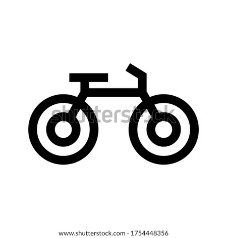 bicycle icon or logo isolated sign symbol vector illustration - high quality black style vector icons
