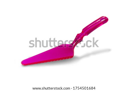 Cake Slicer on a white background,with clipping path Royalty-Free Stock Photo #1754501684