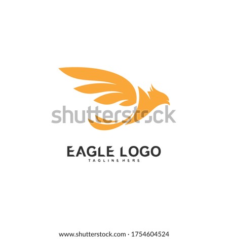 Eagle logo vector template, simbol design, simple and creatif design