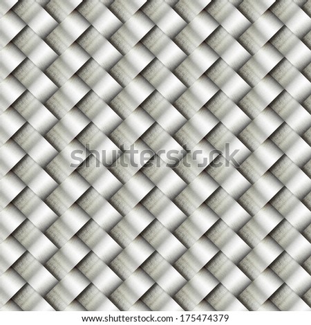 wickerwork metal pattern background